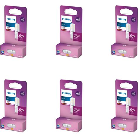 Philips Pacchetto vantaggio G9 Lampadina a Capsula 40W Non Dimmerabile Luce Bianco - 6 pezzi (1/3)