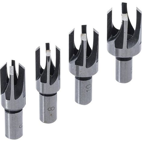 Forets de Trou de Goujon 6-8-10-13 mm - 4 pcs - Acier Haute Qualité - Perçage Précis et Durable - D-Work