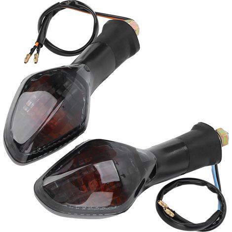 Lot de 2 clignotants avant pour moto (noirs) pour CB500X, CB1300, NC700 (2013-2020) (1/5)