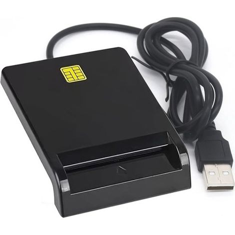 Lecteur de carte eID – USB-A – Plug and Play – Windows/Mac/Linux – Banque et identité (1/5)