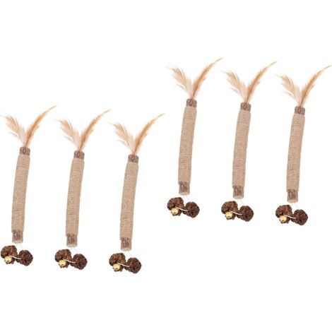 6-teiliges Actinidia Polygama Kauspielzeug für Hauskatzen (1/5)
