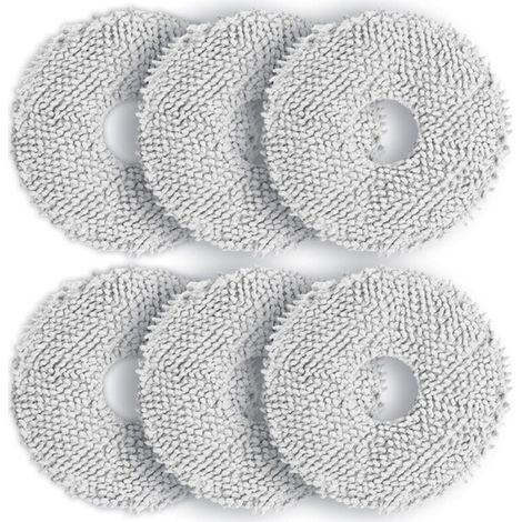 Chiffon pour Ecovacs T30 PRO OMNI, 6 Pièces Chiffons Mop de Remplacement Lavables pour DEEBOT T30 OMNI T30S T30S PRO T30S COMBO T30S COMBO COMPLETE, Accessoires d'aspirateur Réutilisables (1/4)