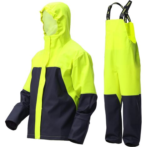 WS-017 Men's Waterproof PU Rain Suit - Jacket (1/5)