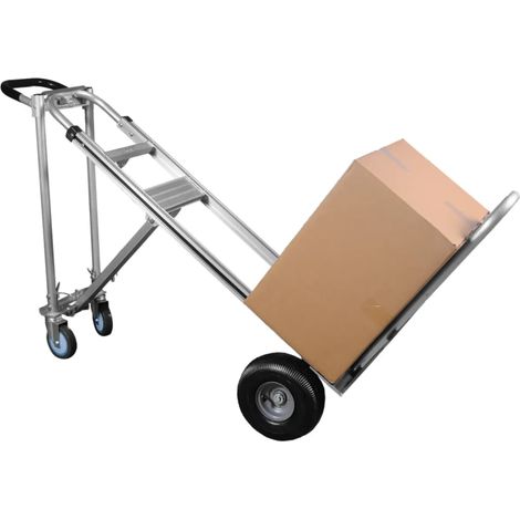 Carrello Portapacchi Bravetta 3 in 1 in Alluminio 4 Ruote Pieghevole (1/5)
