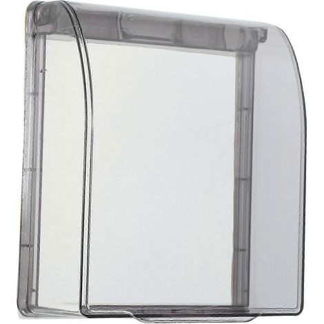 Cache-prise adhésif étanche pour salle de bain, protection murale, format carré, lot de 2