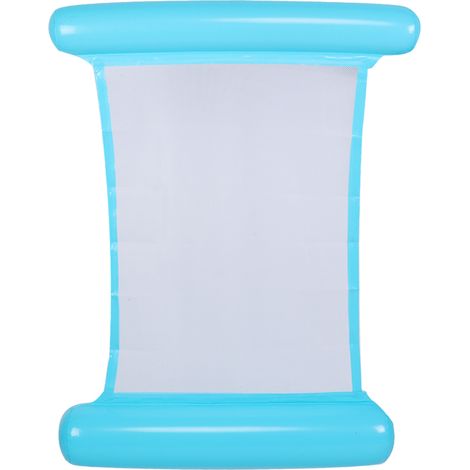 Amaca gonfiabile galleggiante per piscina – sdraio – amaca galleggiante in acqua – cielo blu – per bambini e adulti