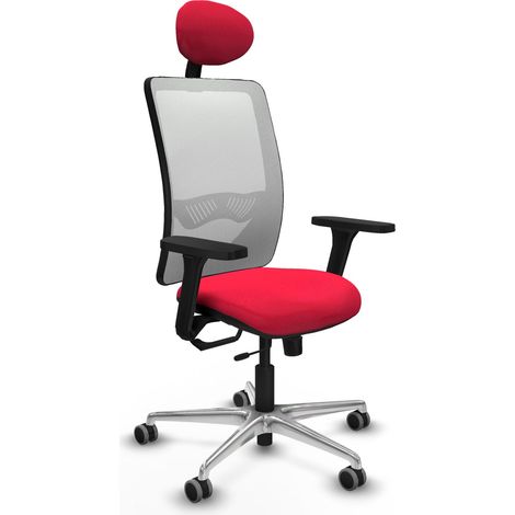 Silla de oficina piqueras y crespo Zulema blanco tela mesh (1/2)