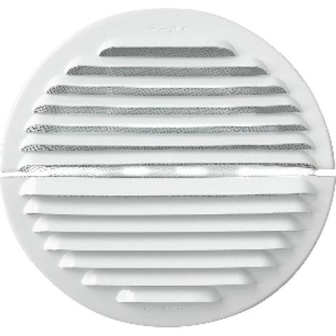 GRIGLIA TONDA DENTRO-FUORI Alluminio Bianco Diam. 150