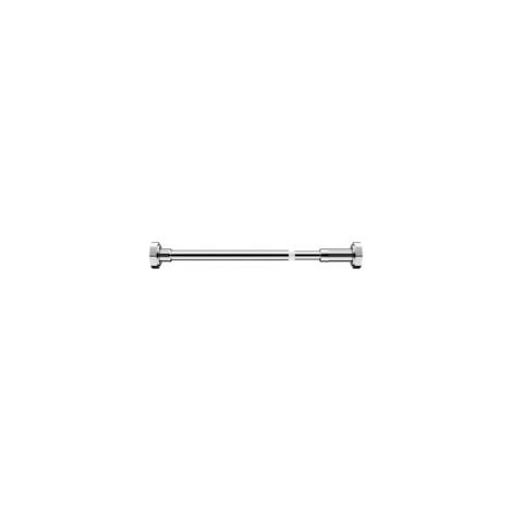 Tringle à vêtements extensible, tube en acier inoxydable, réglable de 35 à 50 cm, gain de place pour penderie ou balcon