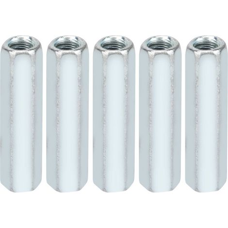 5 pièces M6 40 longue tige écrou Hex Hexagonal manchon écrou entretoise attaches filetées (1/5)