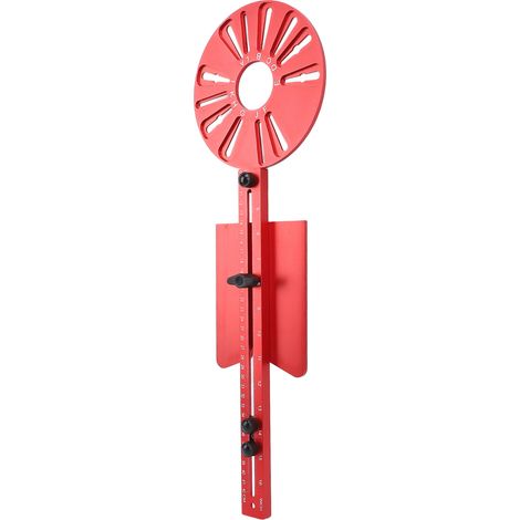 Gabarit de fraisage pour rainureuse 3 en 1 pour quincaillerie d'armoires, guide de découpe circulaire, outil universel réglable pour le travail du bois (1/5)