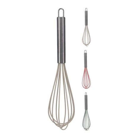 BATIDOR COCINA SILICONA M/INOX SURTIDO