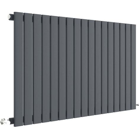 Nuie 600mm x 992mm Anthracite Sloane Single Panel Radiator - HLA56 (1/3)