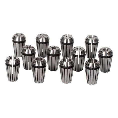 Juego de pinzas 5C,  ER 16 DIN 6499 1-12 mm, 12 piezas OPTIMUM