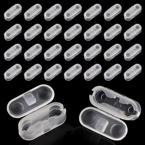 30 boutons perlés transparents, accessoires de fixation pour rideaux (1/5)