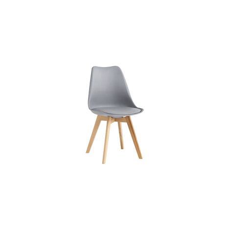 Sedia Candice Grigio Scuro 4 Pezzi
