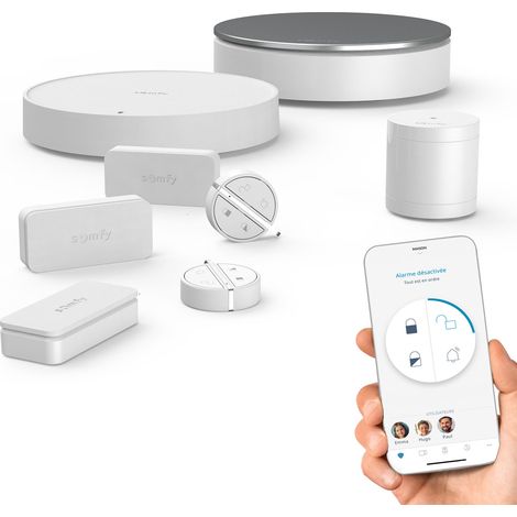 SOMFY 1875280 - Home Alarm Essential - Système d'alarme maison sans fil connecté