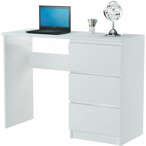 Schreibtisch Bella B1 Weiß matt 90 x 50 cm