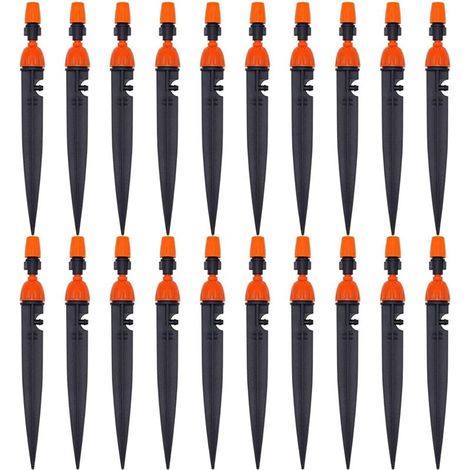 Adjustable Drip Irrigation Nozzle Garden Plant Irrigation 360 Degree Dripper Atomizer Cooling/Irrigation Equipment(20 Pack)