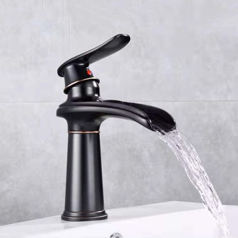 Antike Wasserfall-Waschtischarmatur