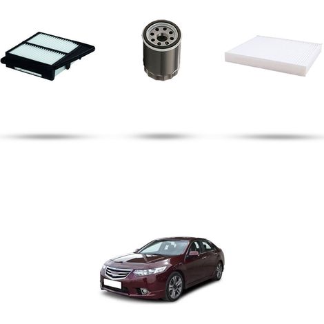 Kit tagliando 3 filtri compatibile con Honda Accord IX 2.4 132kw dal 2014 (1/5)