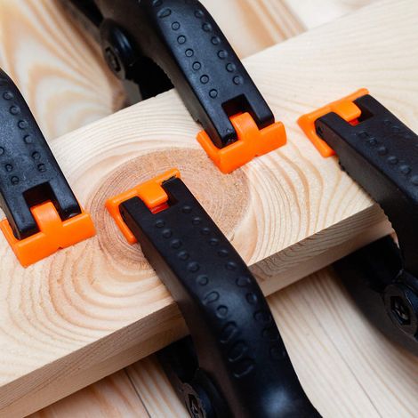 4 Pinces à ressort robustes de 5 cm pour supports de fond, toile, écran studio photo et atelier bois (1/5)