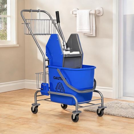 Accessoire de nettoyage bleu en métal 73 x 45 x 95 cm (1/5)