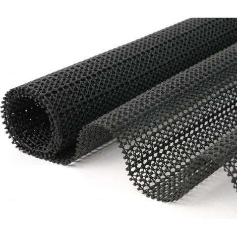 Tapis antidérapant pour tapis50x80cm Protection de TapisFacile à Laver et Peut Etre Coupé 50x80cm 2 pièces Noir (1/5)