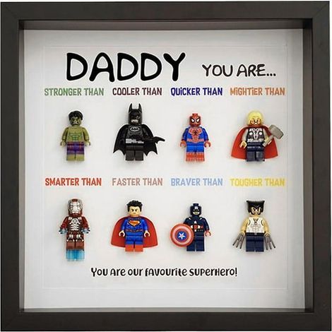 Cadre photo mural super-héros, décoration rétro avec personnages de dessins animés pour toute la famille (1/3)
