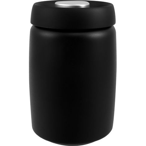 Boîte de conservation du café sous vide en acier inoxydable 304 (noire), 1200 ml (1/5)