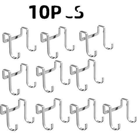 S-förmiger Haken, Edelstahlmaterial, vielseitiges Design, 10PCS-Mini (1/2)