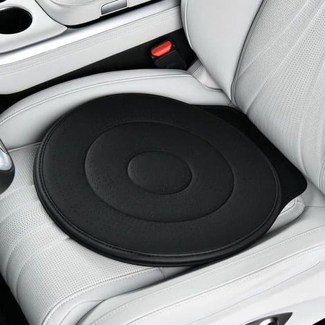 Coussin de siège auto pivotant à 360° - facilite l'entrée et la sortie de voiture - base antidérapante - vert (1/5)