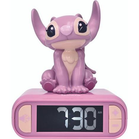 Lexibook - Disney Stitch - Angel Alarm Clock with sounds (RL800D1)
