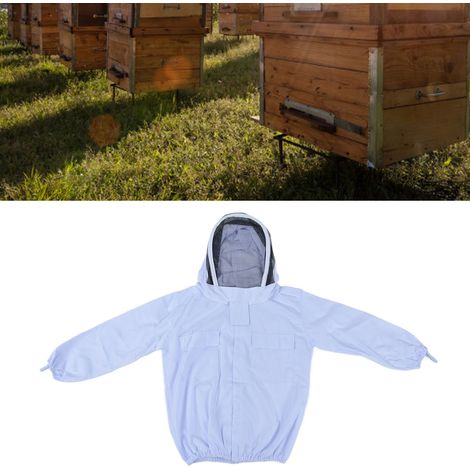 Traje de apicultura ventilado XXL + juego de herramientas de apicultura (guantes, cepillo, raspador) (1/5)