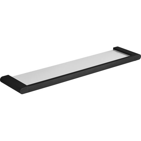 Mexen Adox étagère murale en verre, Noir - 7018237-70 (1/2)