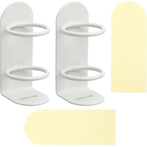 Soporte de pared para cepillos de dientes eléctricos (paquete de 2, blanco) (1/5)