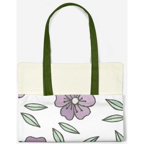 Sac Shopping - Tote Bag Coton Réutilisable - 34 x 40 cm - Ansés Épaule - Lavable - 1 Pièce (1/4)