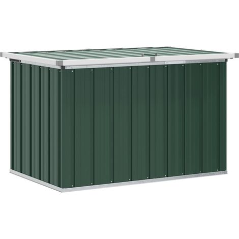 Caja de almacenamiento para jardín verde 109x67x65 cm vidaXL