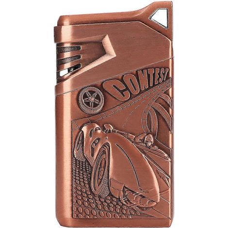 Briquet électrique coupe-vent à double arc, sans flamme (bronze violet concours) (1/4)