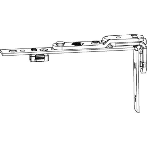 MACO Drehband oben AS/PVC Winkelbandausführung 120 kg silber (52462) (1/2)