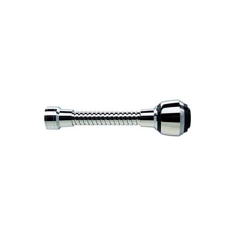 ROMPIGETTO FLESSIBILE TIPO LUSSO IN OTTONE CROMATO CM.14 2510/S MILADY - 2 pezzi SIROFLEX