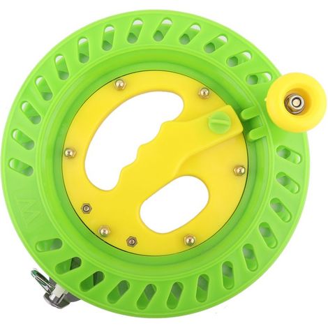 Bobine de 22 cm en plastique durable pour ligne de cerf-volant, porte-bobine, accessoire d'enroulement (vert) (1/5)
