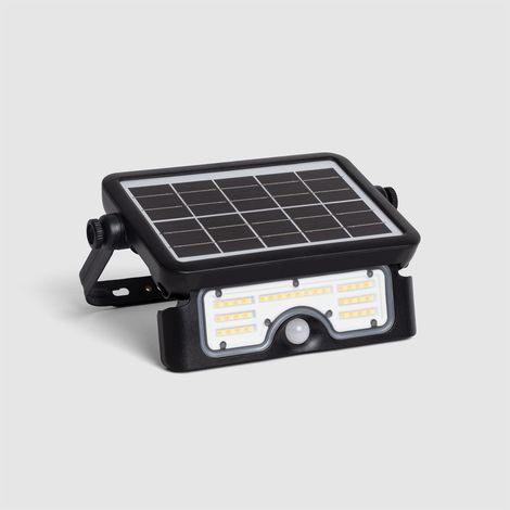 Projecteur LED 3CCT Solaire IP65 avec Détecteur de Mouvement PIR et Crépusculaire 7 W (1/4)