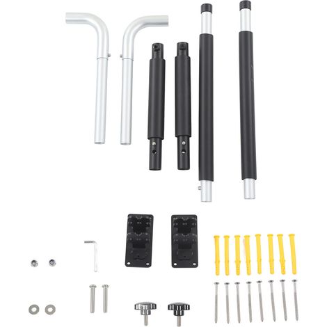 Kayak Storage Rack 40kg Load Bearing Aluminum Alloy Telescopic Surfboard Wall Hanger for Toolbox Roof Box (1/5)
