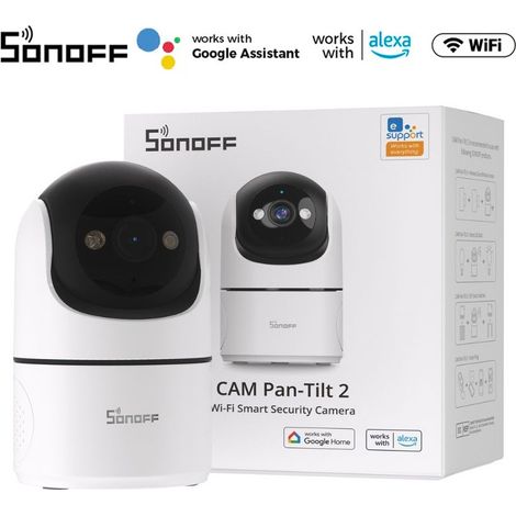 Sonoff CAM Pan-Tilt 2 Telecamera di Sicurezza Smart WiFi per Interni