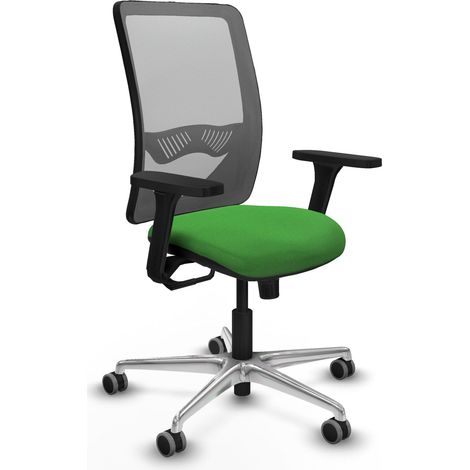 Silla de oficina piqueras y crespo Zulema gris malla cómoda (1/2)