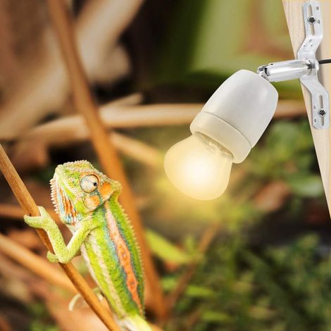 Douille flexible E27 pour lampe chauffante, douille en céramique, douille rotative en porcelaine. Lampe chauffante pour aquarium et reptiles (ampoule non incluse). (1/5)