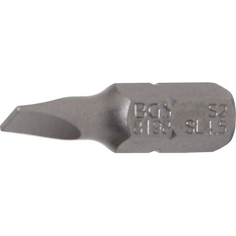 Embout 6,3 mm (1/4) L. 25 mm - Fente 4,5 mm - Précision et Compatibilité, Acier - D-Work (1/5)