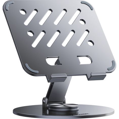 Supporto da scrivania pieghevole a 360 gradi per tablet - grigio (1/5)