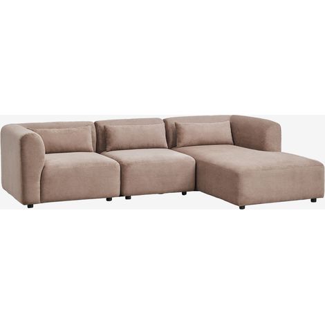 Sofá modular chaise longue derecho de 3 piezas Fogler SKLUM             